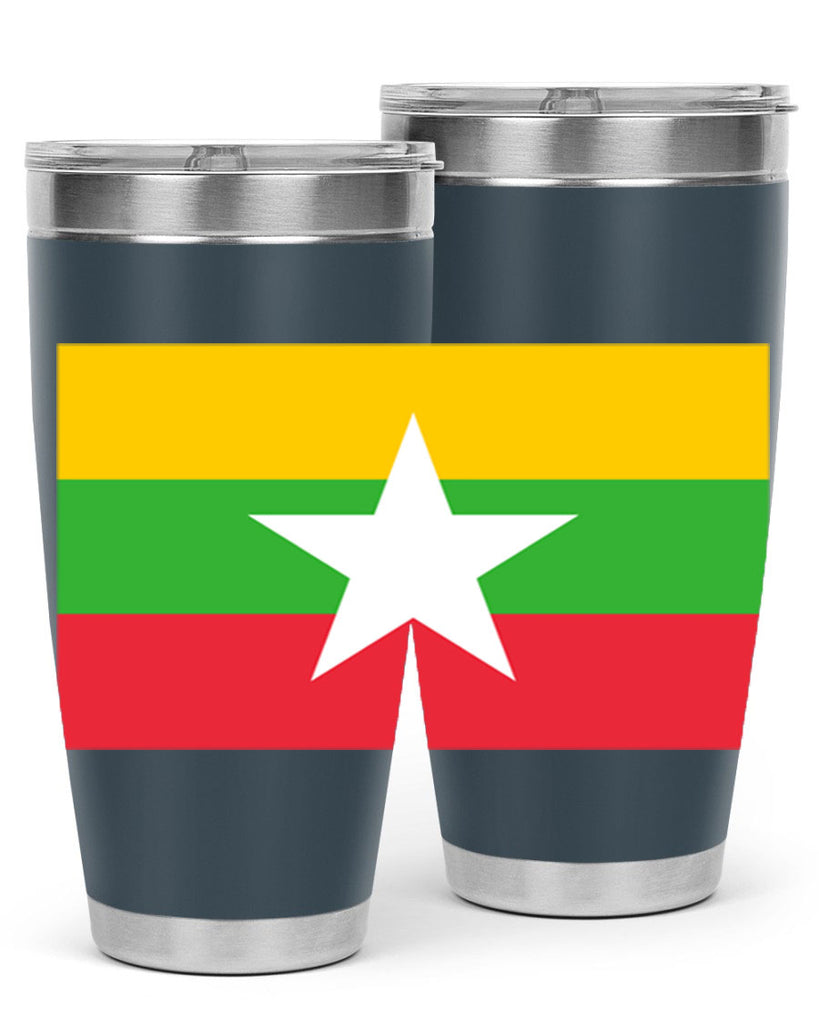 Myanmar 79#- world flags- Tumbler