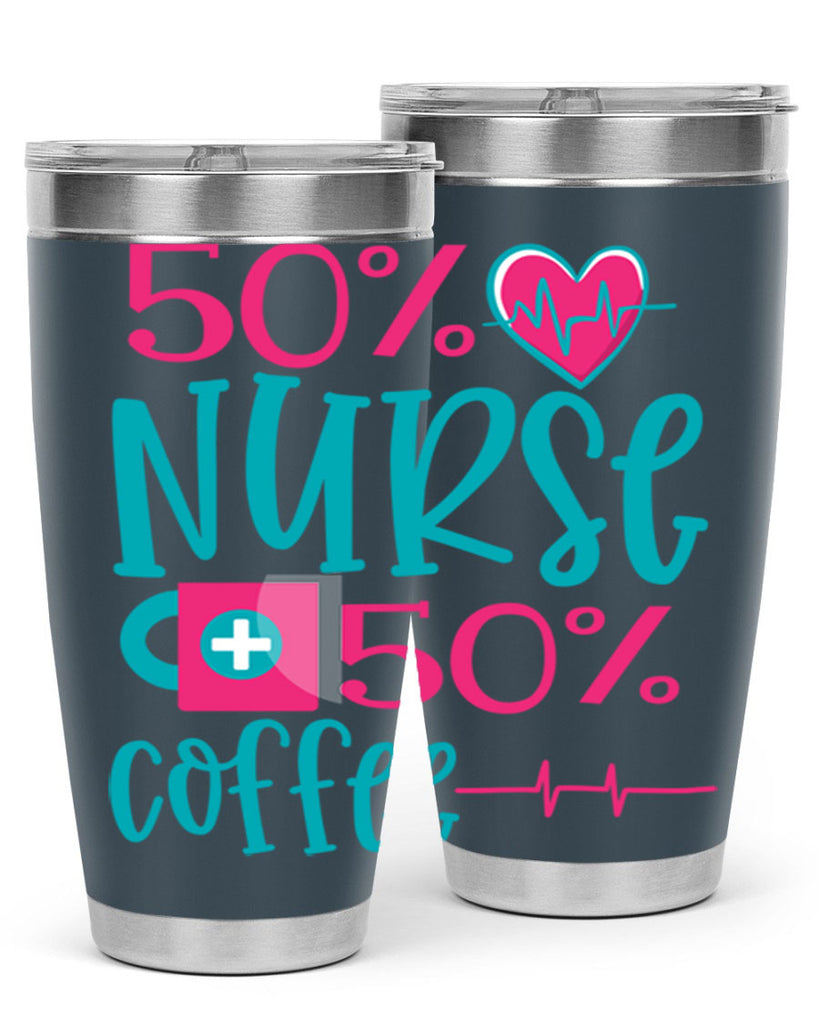Percent Nurse Percent Coffee Style 395#- nurse- tumbler