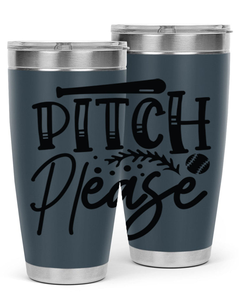 Pitch Please 2037#- baseball- Tumbler