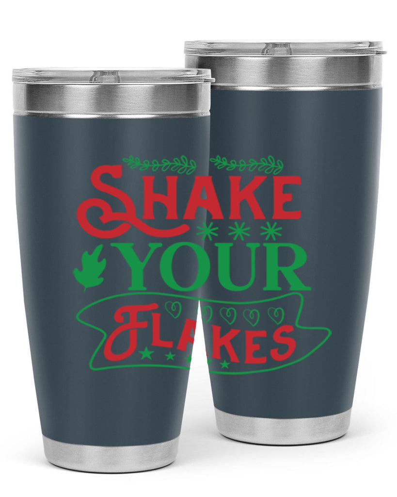 Shake Your Flakes 358#- winter- Tumbler
