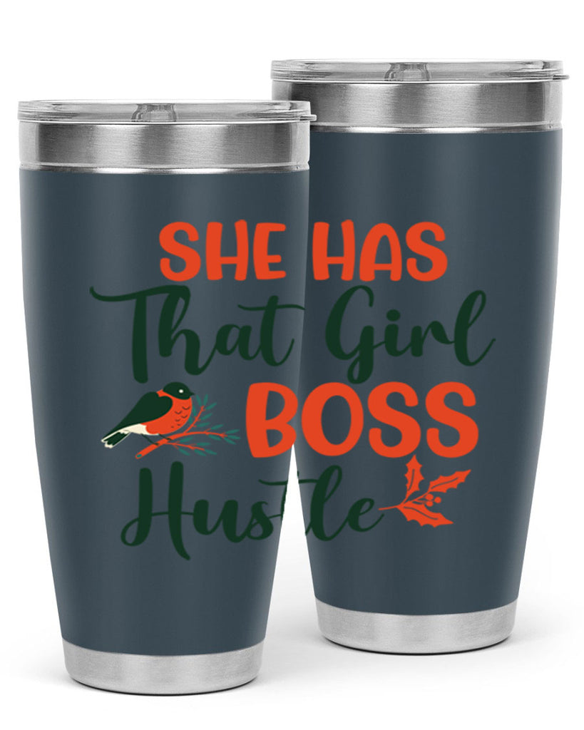 She Has That Girl Boss Hustle 363#- winter- Tumbler