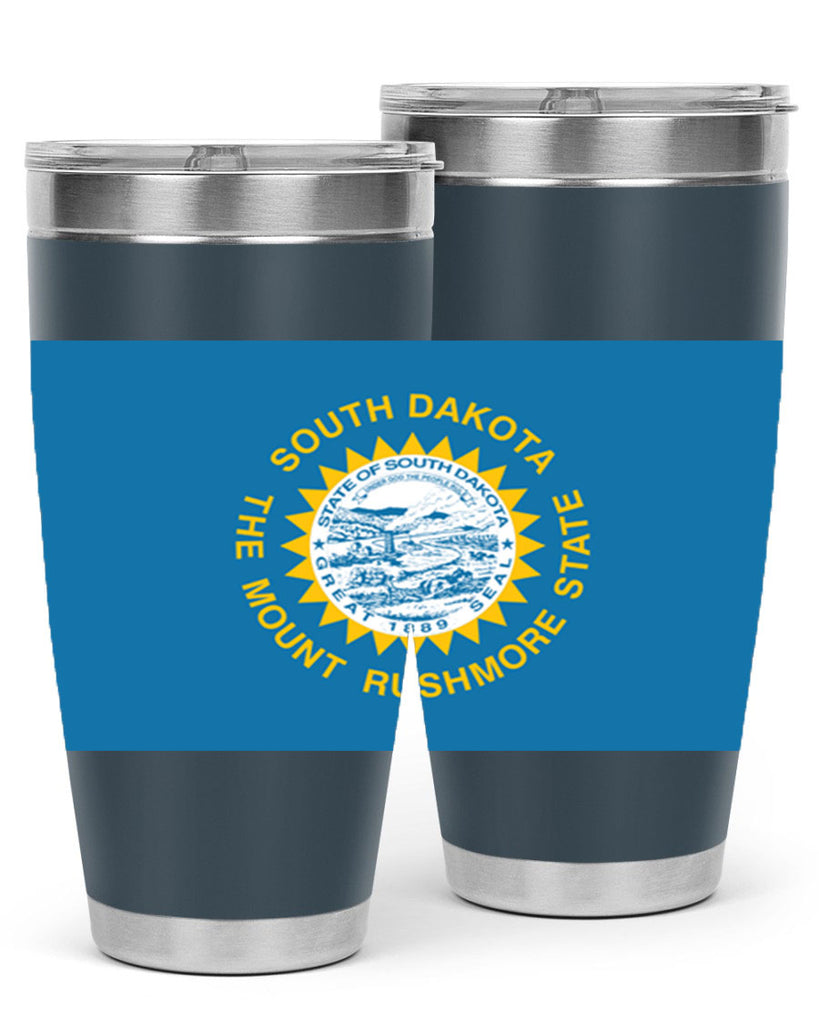 South Dakota 11#- Us Flags- Tumbler