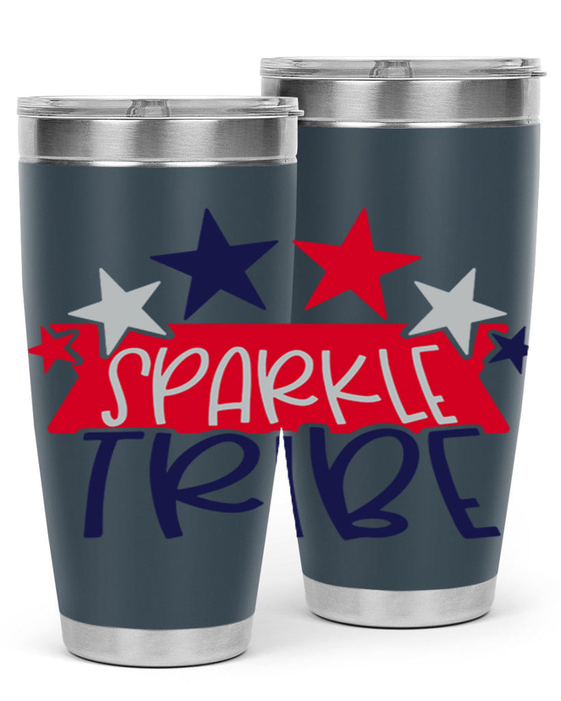 Sparkle Tribe Style 172#- Fourt Of July- Tumbler