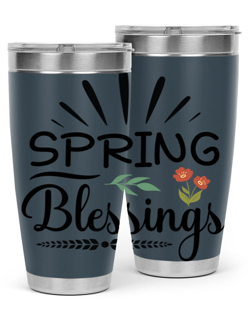 Spring Blessings  482#- spring- Tumbler