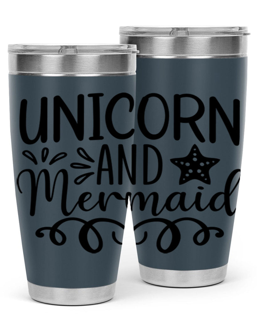Unicorn And Mermaid 658#- mermaid- Tumbler