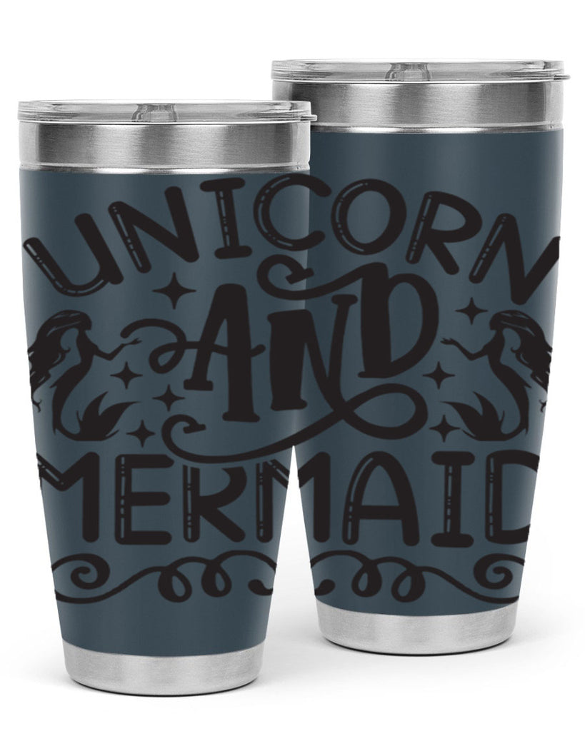Unicorn and mermaid 660#- mermaid- Tumbler