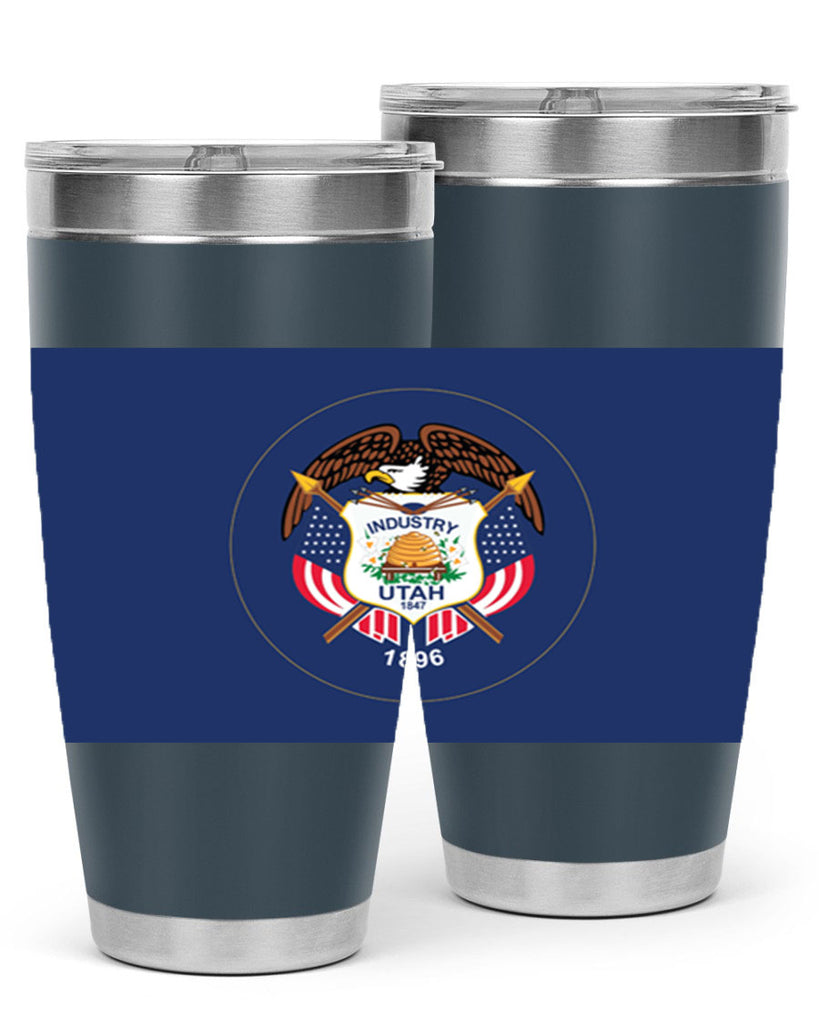 Utah 8#- Us Flags- Tumbler