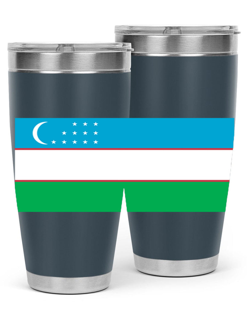Uzbekistan 8#- world flags- Tumbler