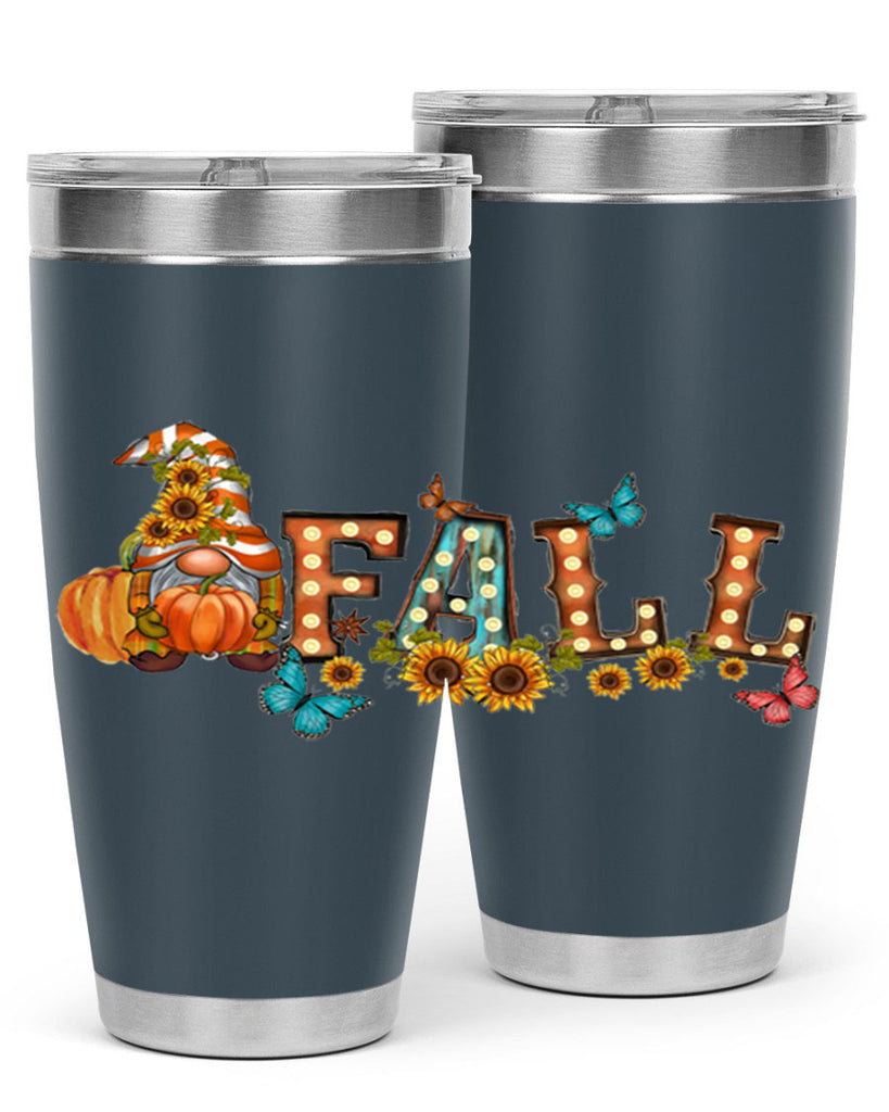VintageFallGnome 626#- fall- Tumbler