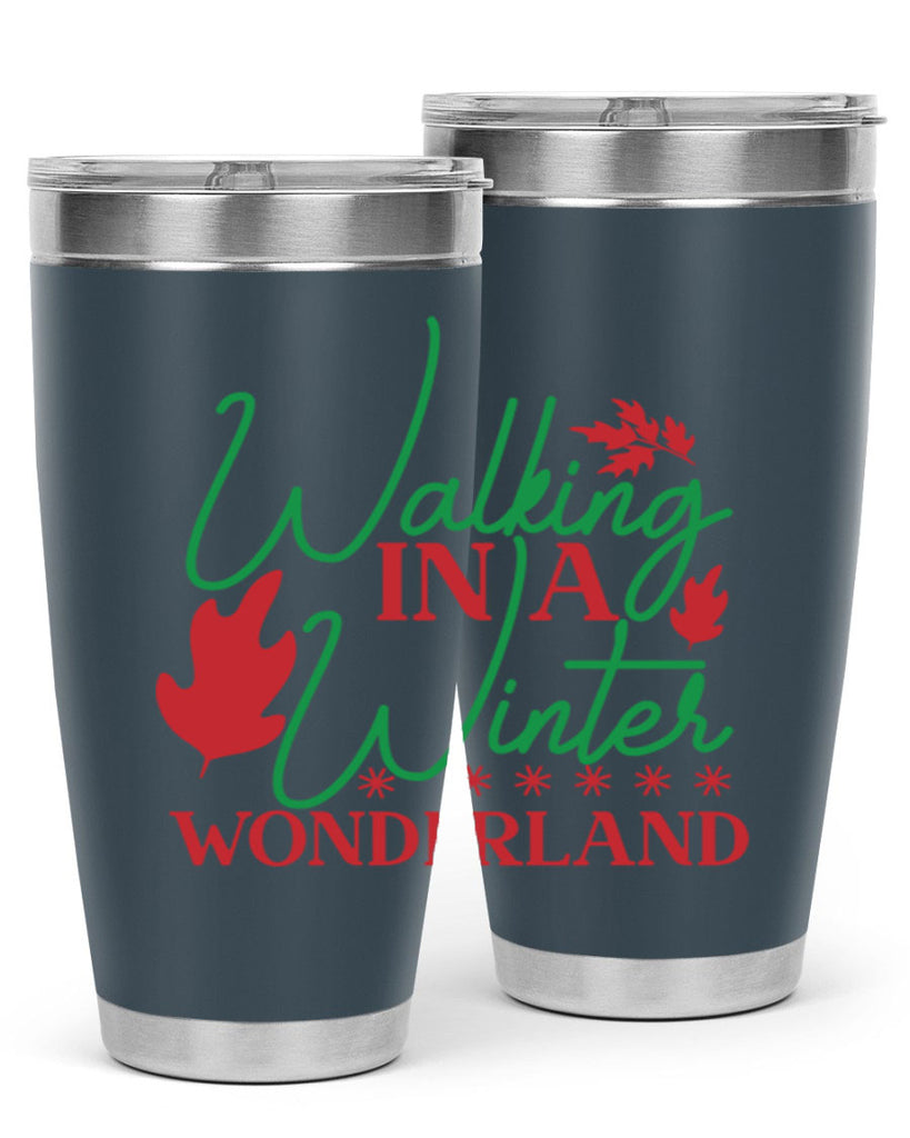 Walking In A Winter Wonderland 438#- winter- Tumbler