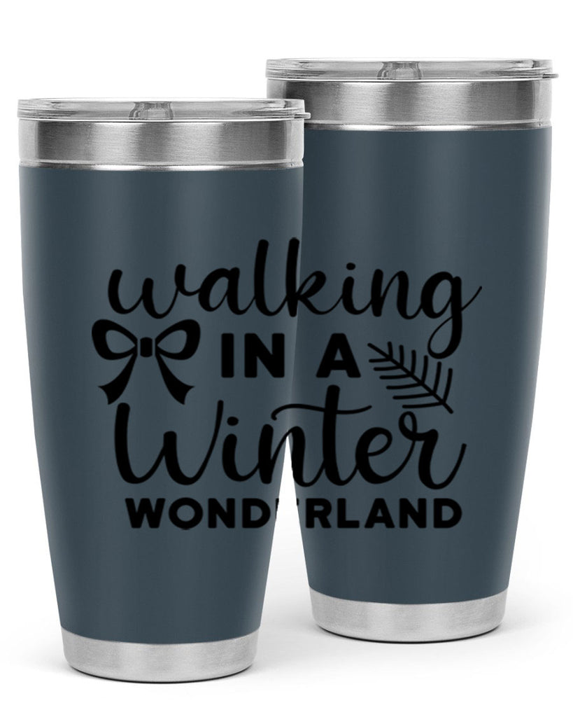 Walking In A Winter Wonderland 441#- winter- Tumbler