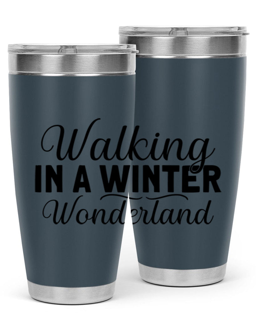 Walking in a Winter Wonderland 434#- winter- Tumbler