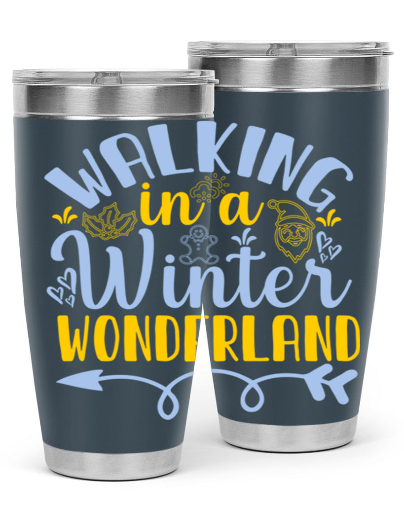 Walking in a winter wonderland440#- winter- Tumbler