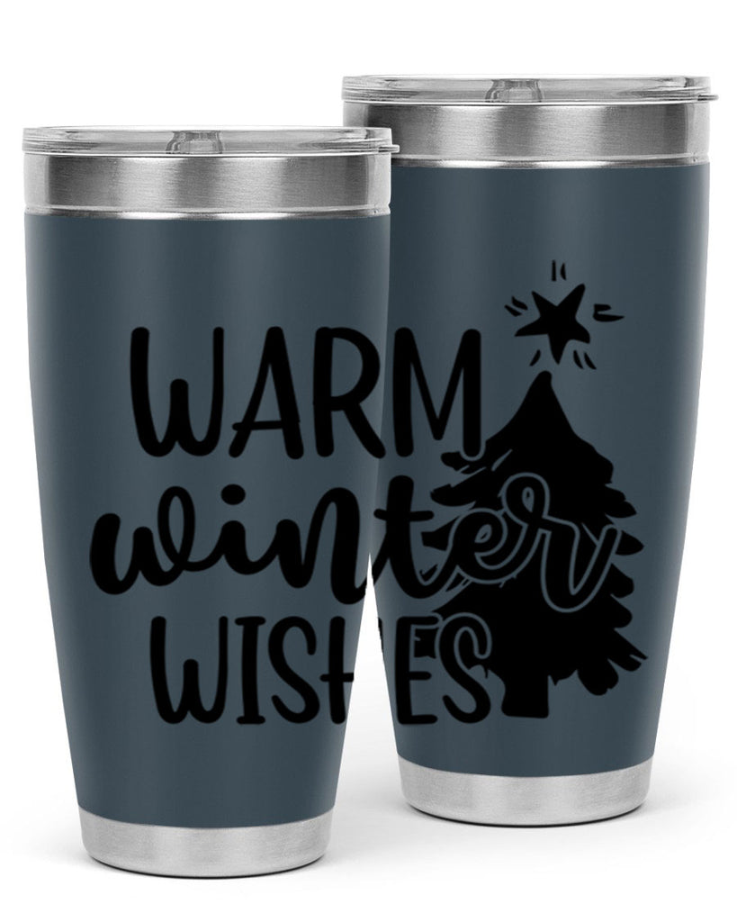 Warm Winter Wishes 451#- winter- Tumbler