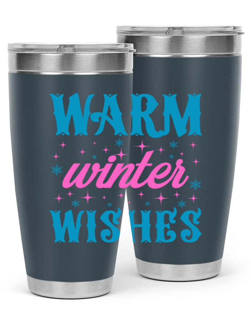 Warm Winter Wishes 464#- winter- Tumbler