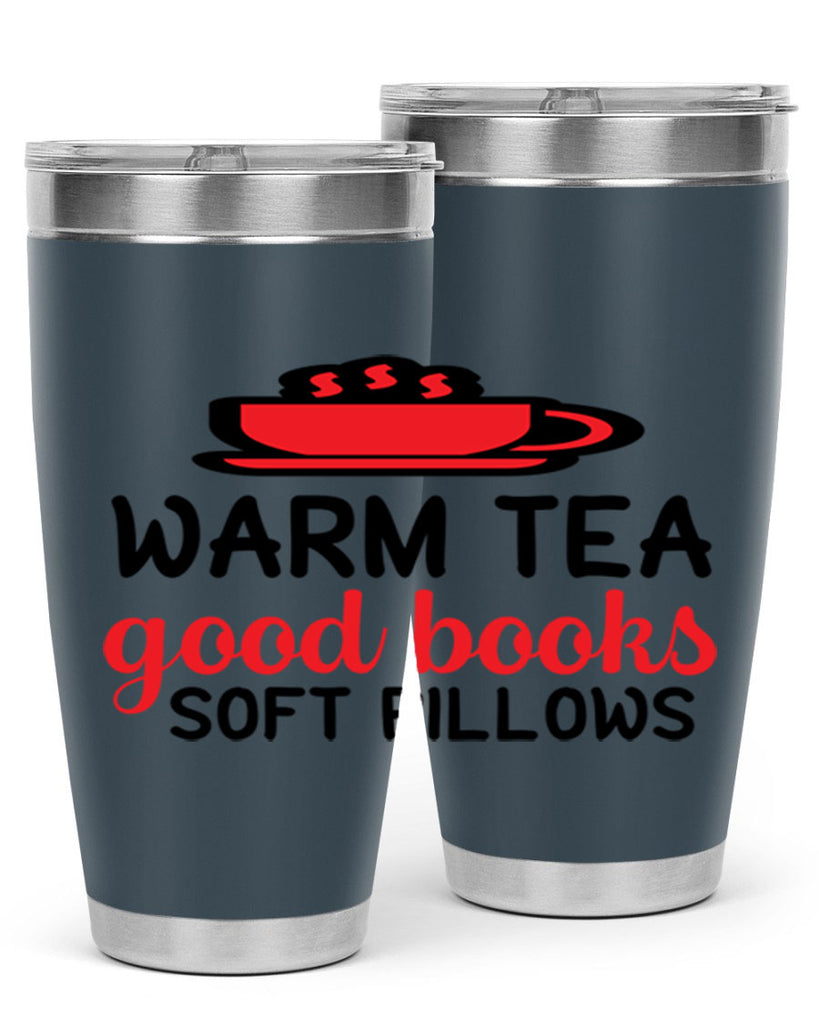 Warm tea good books soft pillows 448#- winter- Tumbler