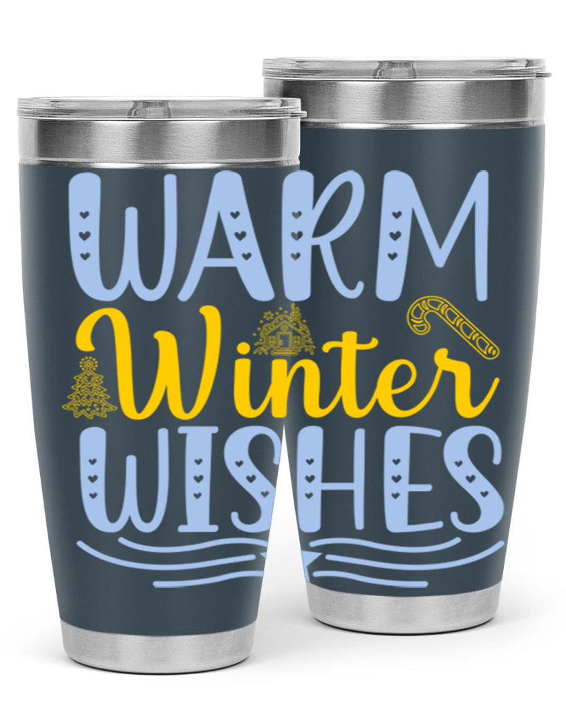 Warm winter wishes 449#- winter- Tumbler