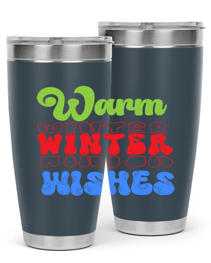 Warm winter wishes 458#- winter- Tumbler