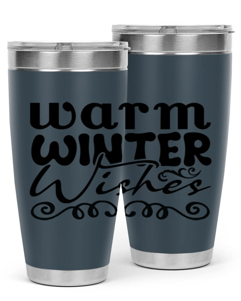 Warm winter wishes 461#- winter- Tumbler