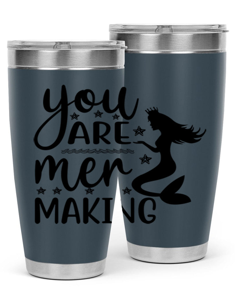 You are mer making 684#- mermaid- Tumbler