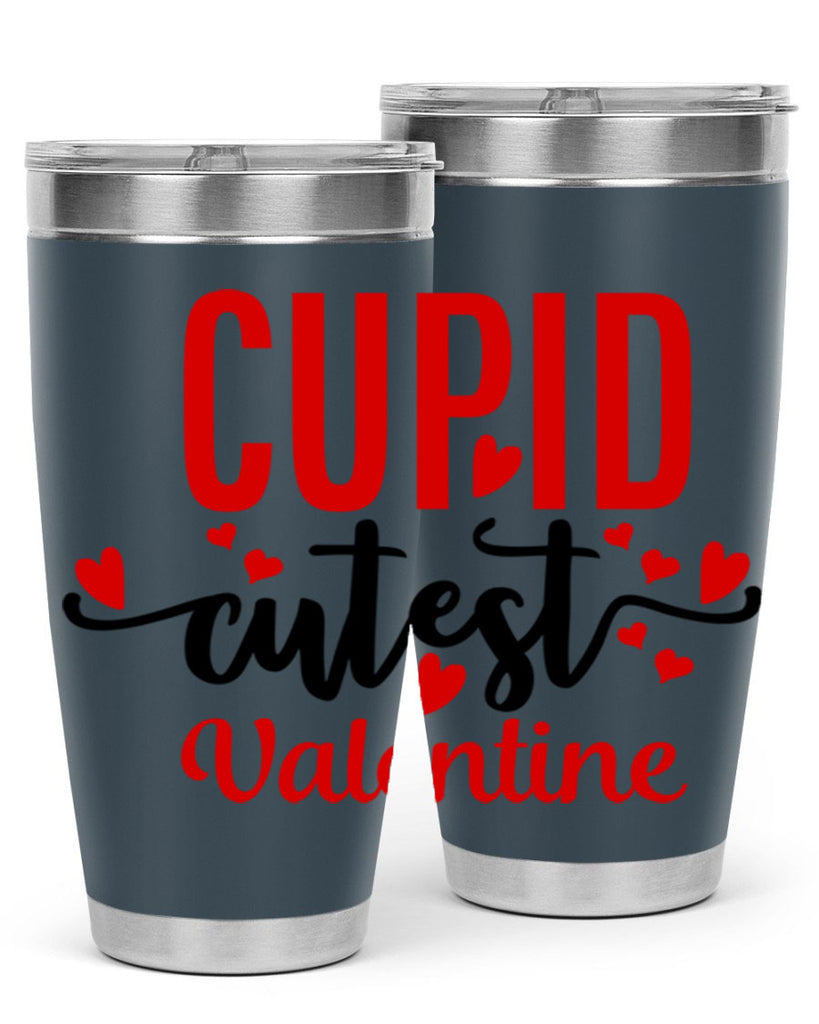 cupid cutest valentine 72#- valentines day- Tumbler