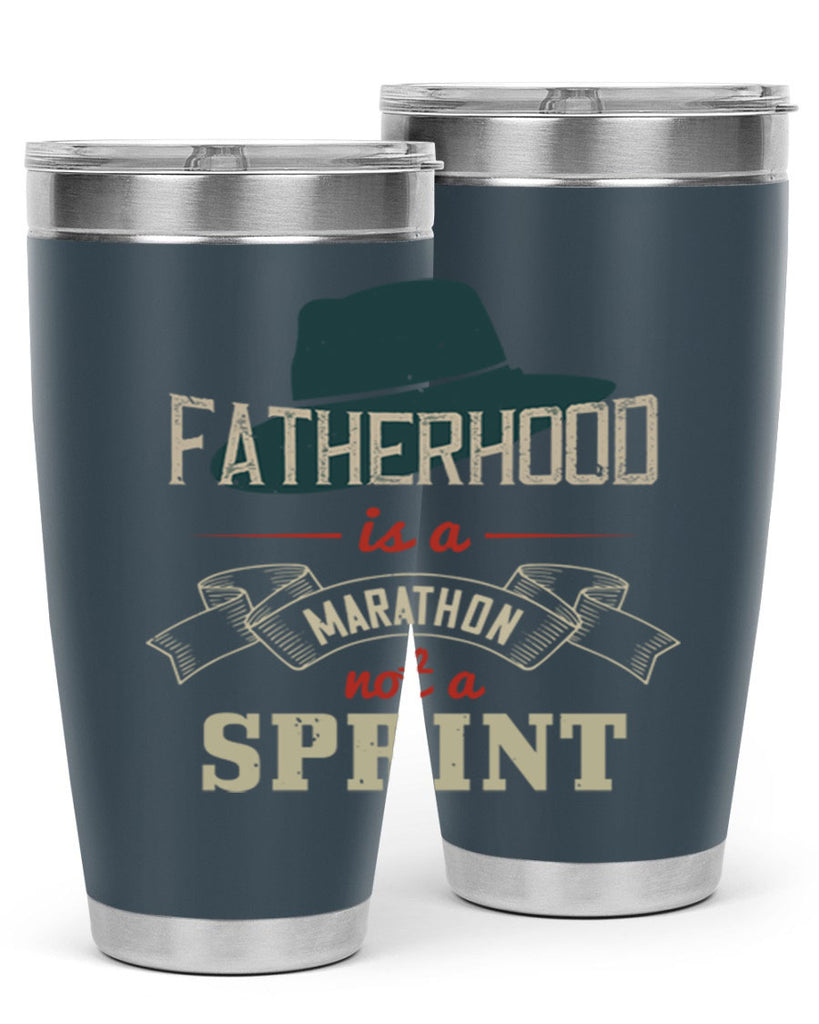 fatherhood is a marathon 227#- fathers day- Tumbler