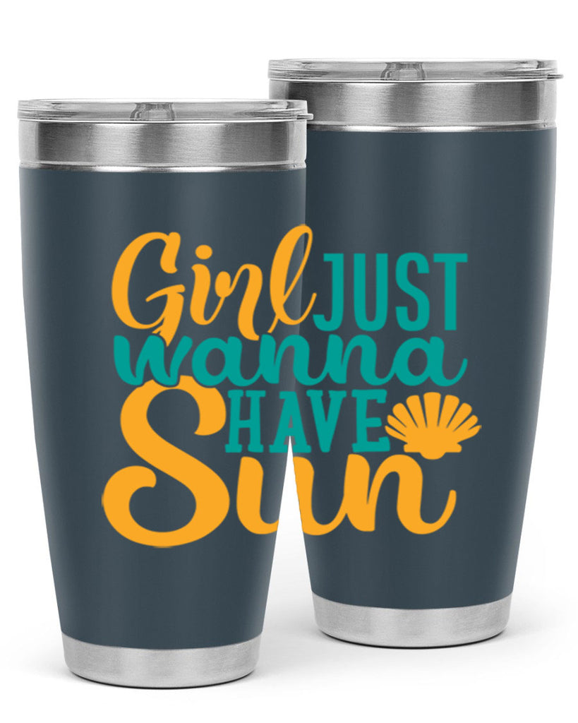 girls just wanna have sun Style 101#- summer- Tumbler