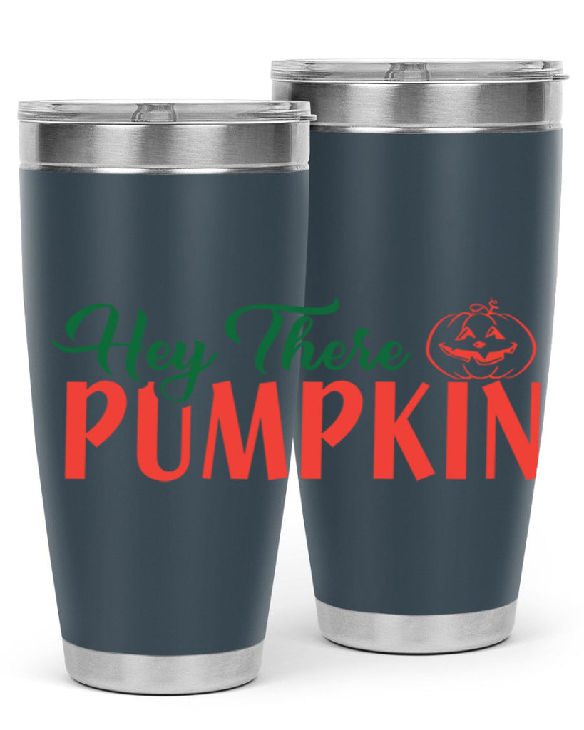 hey there pumpkin 305#- fall- Tumbler