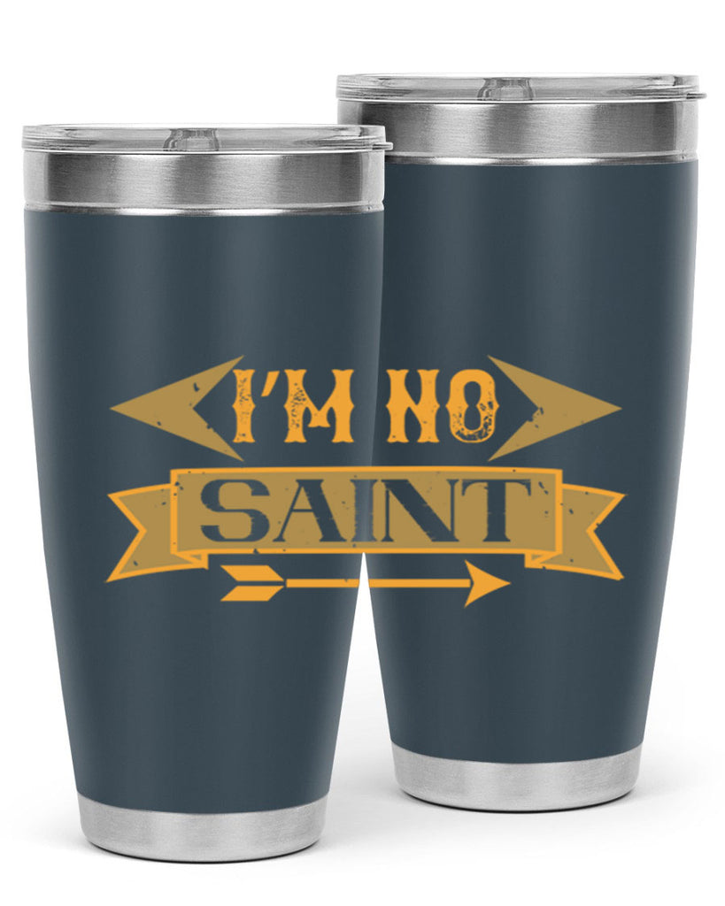 i’m no saint 59#- mardi gras- Tumbler