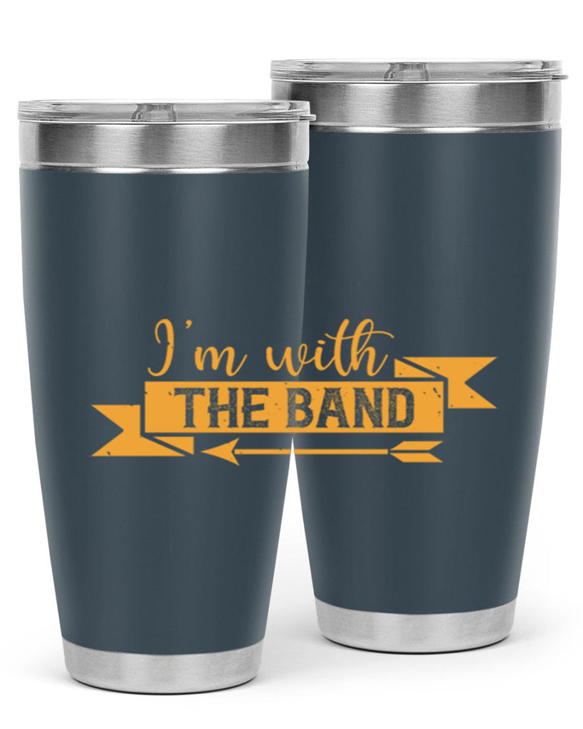 i’m with the band 58#- mardi gras- Tumbler