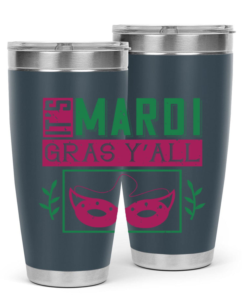 it’s mardi gras y’all 60#- mardi gras- Tumbler