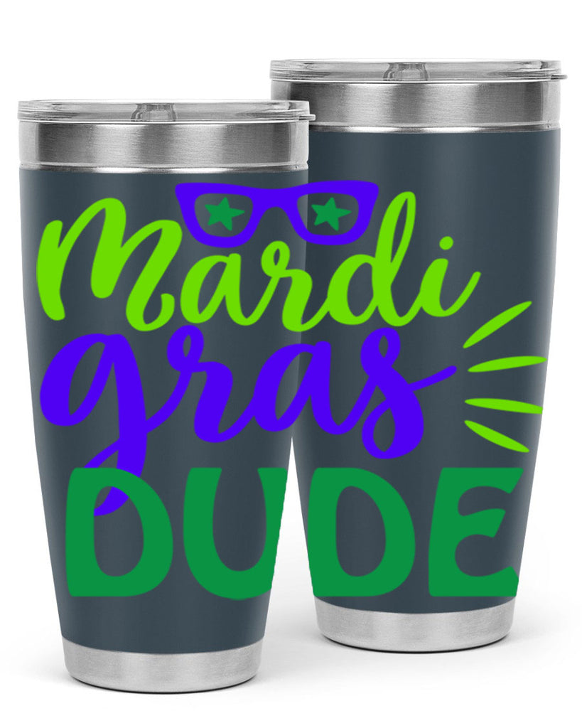 mardi gras dude 10#- mardi gras- Tumbler