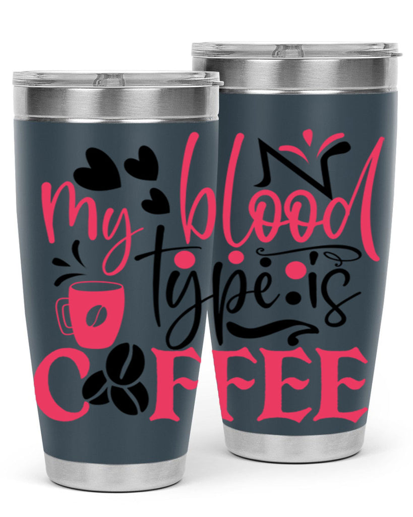 my blood type is coffee Style Style 129#- nurse- tumbler