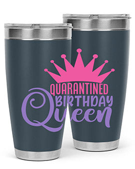 quarantined birthday queen Style 46#- corona virus- Tumbler