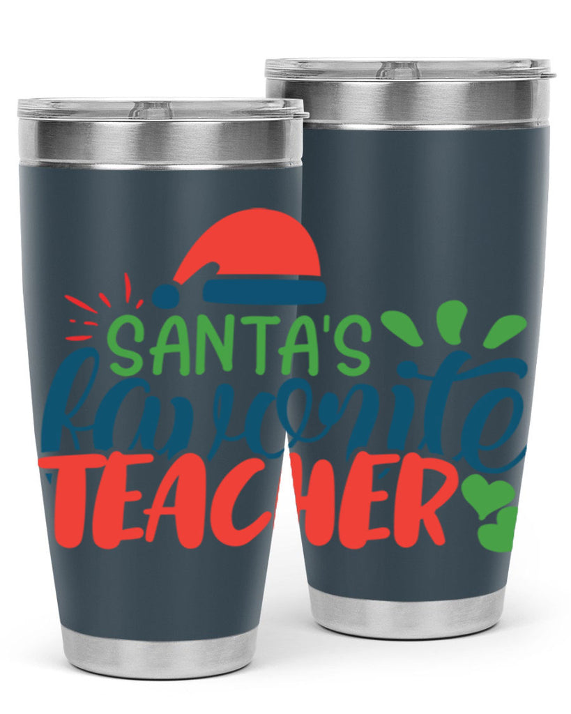 santas favorite teacher Style 151#- teacher- tumbler