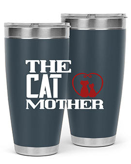 the cat mother Style 117#- cat- Tumbler