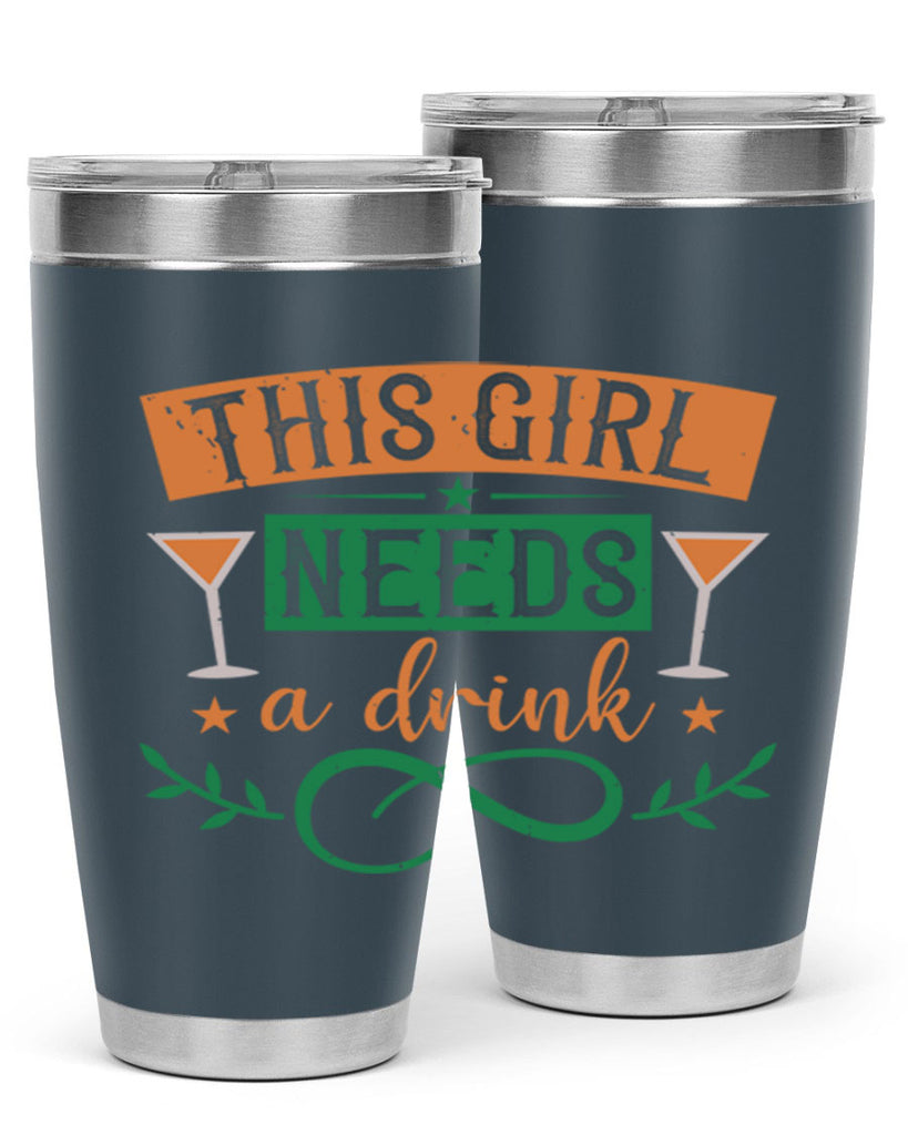 this girl needs a drink 1#- mardi gras- Tumbler
