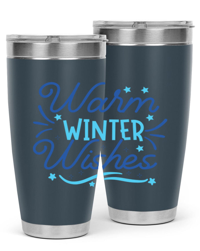 warm winter wishes 457#- winter- Tumbler