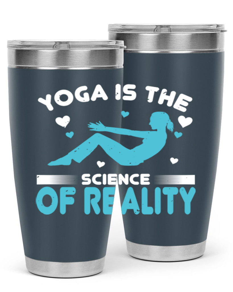 yoga is the science of reality 16#- yoga- Tumbler