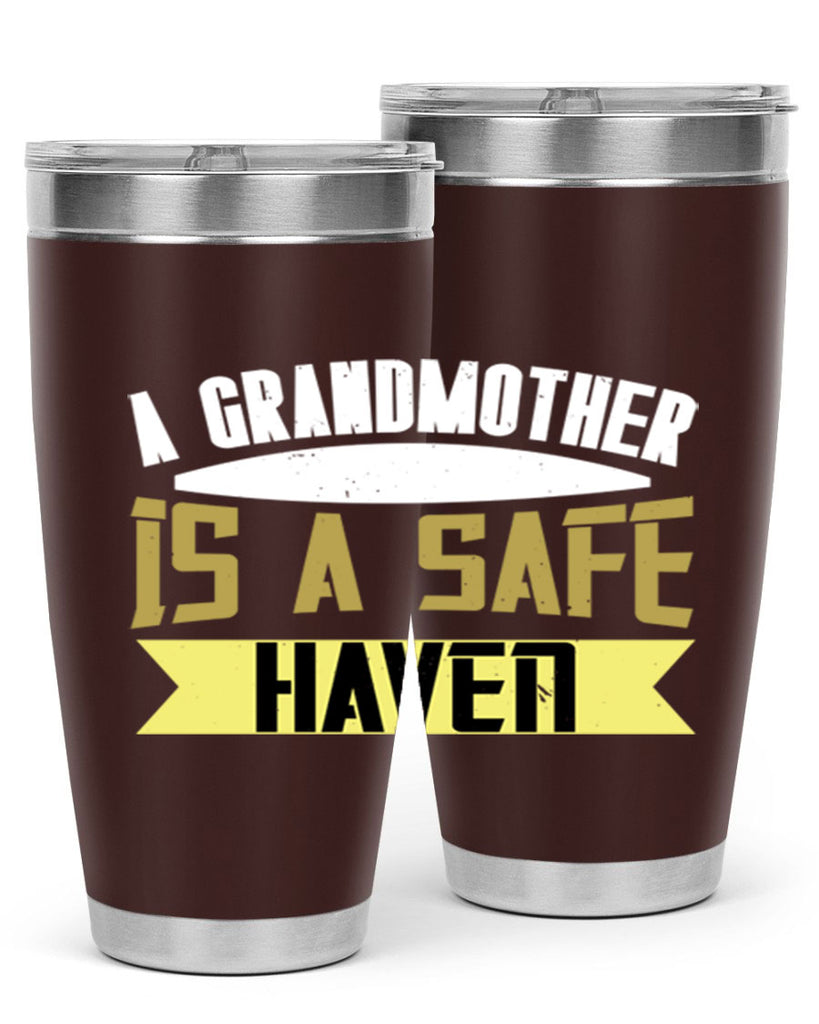 A Grandmother is a safe 41#- grandma - nana- Tumbler