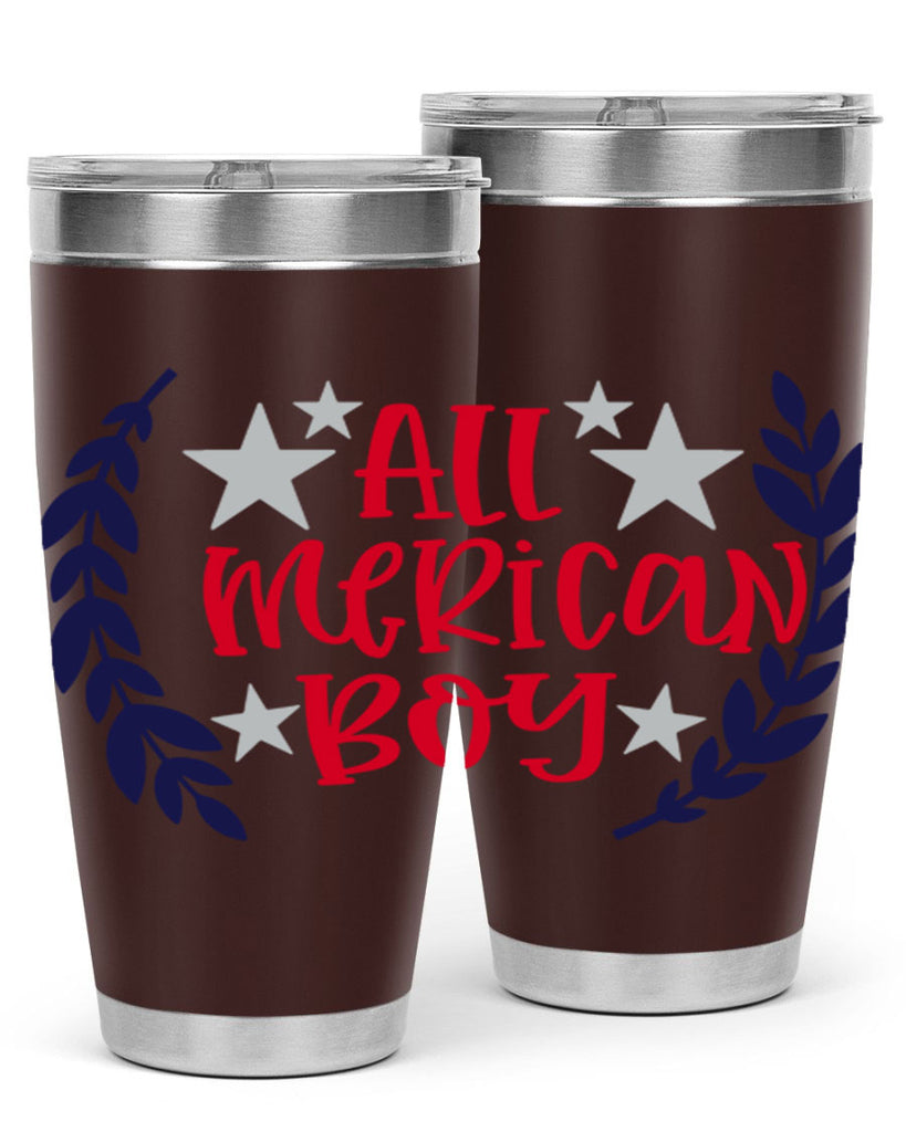 All Merican Boy Style 143#- Fourt Of July- Tumbler