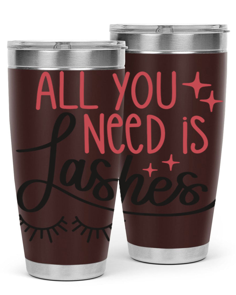 All You Need Is Lashes Style 146#- make up- Tumbler