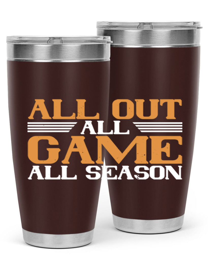 All out all game all season 2238#- badminton- Tumbler