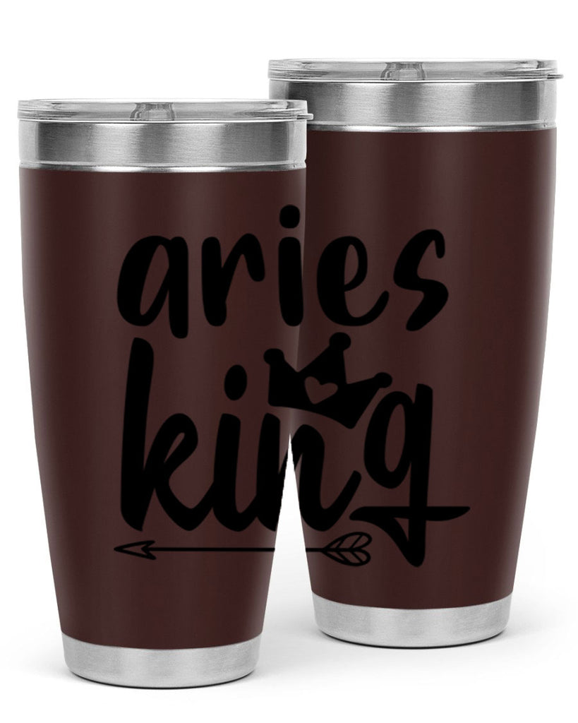 Aries king 108#- zodiac- Tumbler