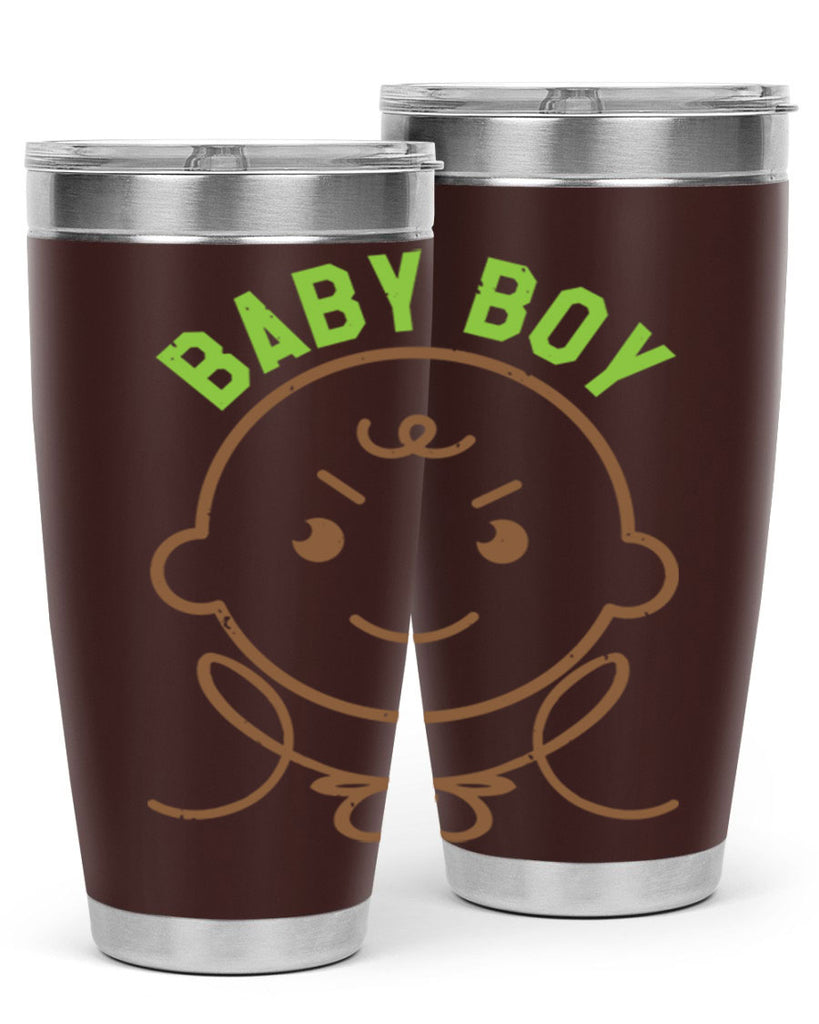 Baby Boy Style 4#- baby shower- tumbler