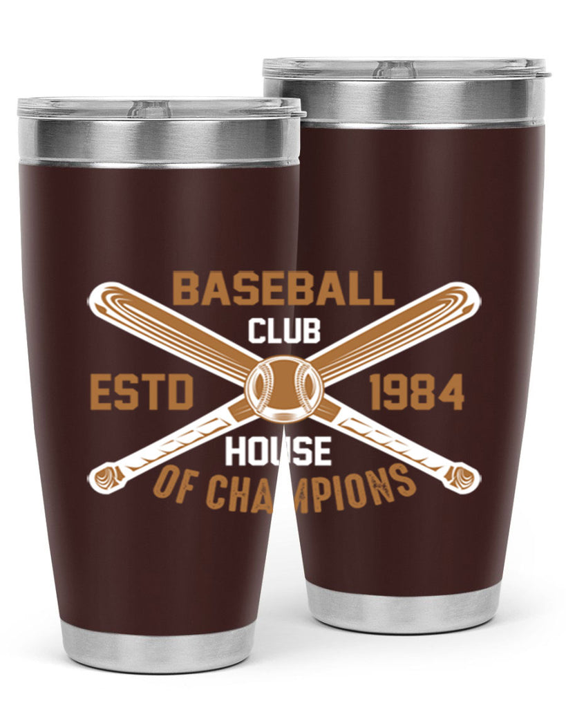 Baseball 1443#- baseball- Tumbler
