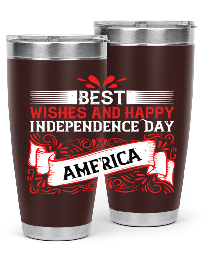 Best wishes and happy Independence Day america Style 86#- Fourt Of July- Tumbler