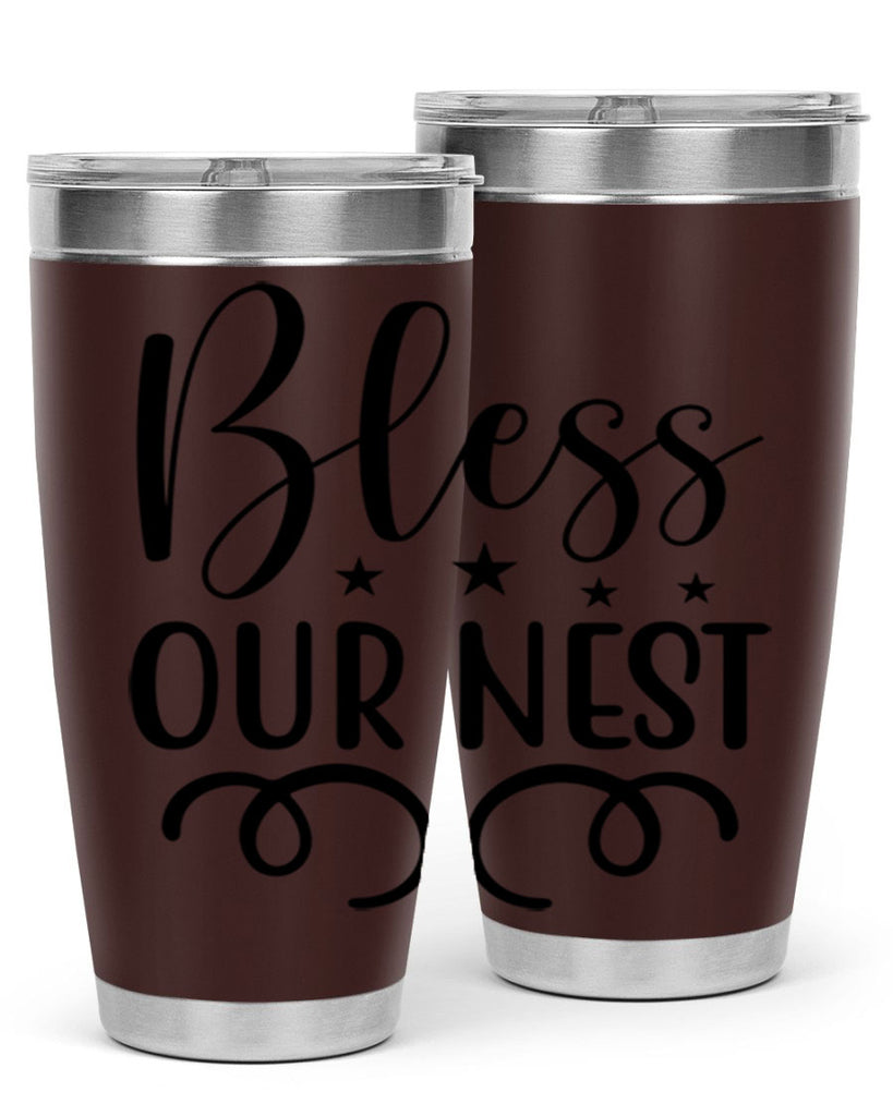 Bless Our Nest 50#- spring- Tumbler