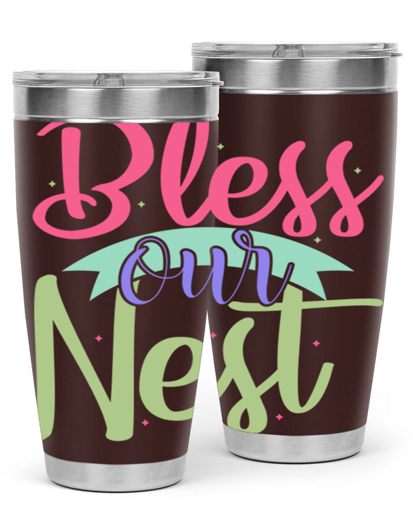 Bless our nest 49#- spring- Tumbler