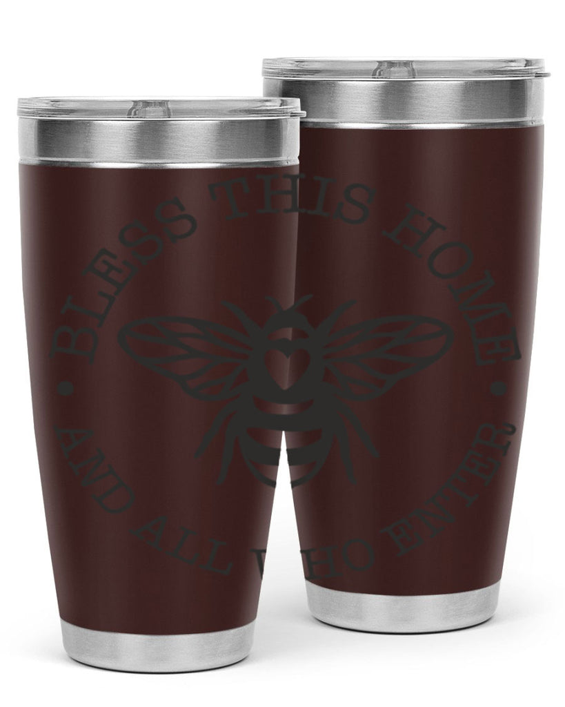 Bless this Home Bee59#- spring- Tumbler